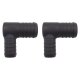2 x YOU.S Original Schlauchverbinder Zwischenstück RGV Ø 32x25 mm 90° Winkel - L Form