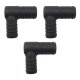 3 x YOU.S Original Schlauchverbinder Zwischenstück RGV Ø 25x22 mm 90° Winkel - L Form