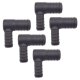5 x YOU.S Original Schlauchverbinder Zwischenstück RGV Ø 25x18 mm 90° Winkel - L Form