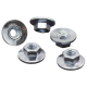 5 x YOU.S Original Sechskantmutter mit Scheibe Universal Mutter M6