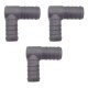 3 x YOU.S Original Schlauchverbinder Zwischenstück RGV Ø 22x20 mm 90° Winkel - L Form