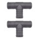 2 x YOU.S Original Schlauchverbinder Zwischenstück RGV Ø 32x32x32 mm - T-Stück Reduzierer