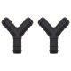 2 x YOU.S Original Schlauchverbinder Zwischenstück RGV Ø 16x16x16 mm - Y Form