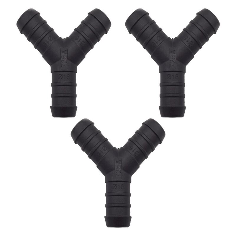 3 x YOU.S Original Schlauchverbinder Zwischenstück RGV Ø 16x16x16 mm - Y Form