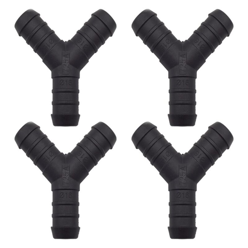 4 x YOU.S Original Schlauchverbinder Zwischenstück RGV Ø 16x16x16 mm - Y Form