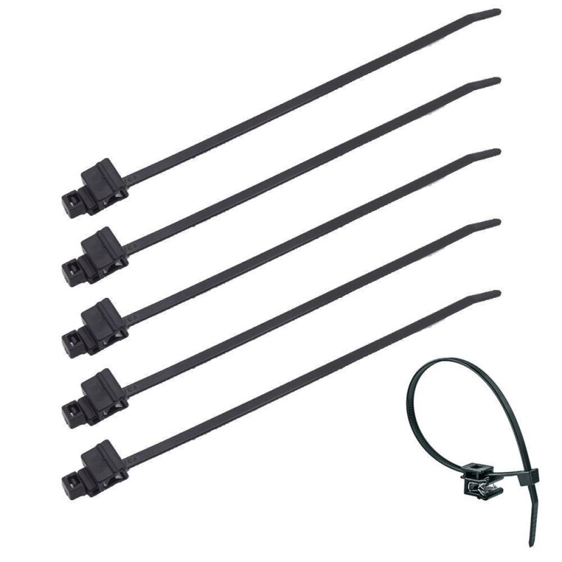 40 x YOU.S Original Kabelbinder Kabelbaum Kabelstrang Kabelbaumhalter Clips Universal 205mm 14mm
