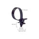 50 x YOU.S Original Kabelbinder Schlauchbefestigung Kabelstrang Clips Universal 140mm 9x6,5mm