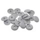 4 x YOU.S Original Gurtstopper Sicherheitsgurt Stopper Kunststoff Ø 16 mm Universal Grau