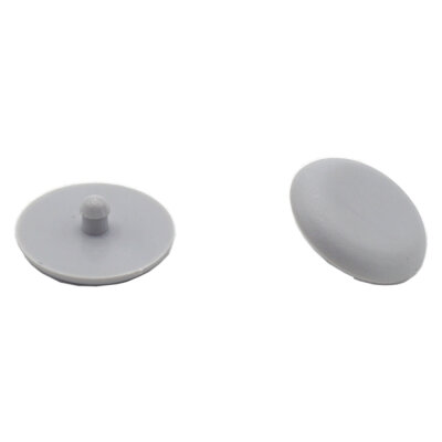20 x YOU.S Original Gurtstopper Sicherheitsgurt Stopper Kunststoff Ø 16 mm Universal Grau