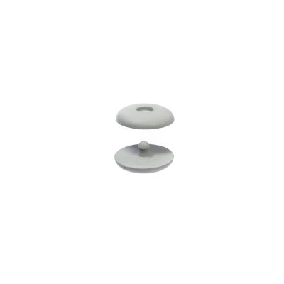 20 x YOU.S Original Gurtstopper Sicherheitsgurt Stopper Kunststoff Ø 16 mm Universal Grau