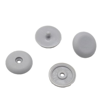 50 x YOU.S Original Gurtstopper Sicherheitsgurt Stopper Kunststoff Ø 16 mm Universal Grau