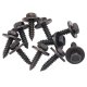 10er Set YOU.S Original Unterfahrschutz Schrauben + Clips kompatibel mit Alfa Romeo kompatibel mit Bmw kompatibel mit CITROEN kompatibel mit FIAT kompatibel mit Ford kompatibel mit Lancia - 46408953