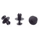 5 x YOU.S Original Türverkleidung Clips Kunststoff Spreizniet Universal 8mm schwarz