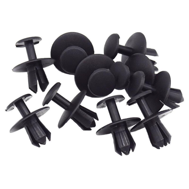 40 x YOU.S Original Türverkleidung Clips Kunststoff Spreizniet Universal 8mm schwarz