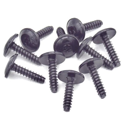 40 x YOU.S Original Torx Schrauben Linsenkopfschrauben Befestigung Metall 5 x 19 mm Universal schwarz