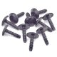 40 x YOU.S Original Torx Schrauben Linsenkopfschrauben Befestigung Metall 5 x 19 mm Universal schwarz