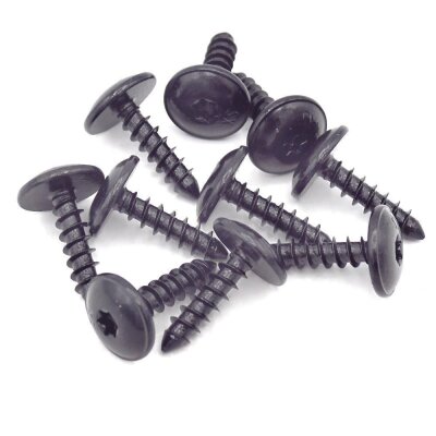20 x YOU.S Original Torx Schrauben Linsenkopfschrauben Befestigung Metall 5 x 20 mm Universal schwarz