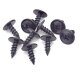 20 x YOU.S Original Schrauben Rundkopf Linsenkopfschrauben Befestigung Metall 6 x 17 mm Universal schwarz