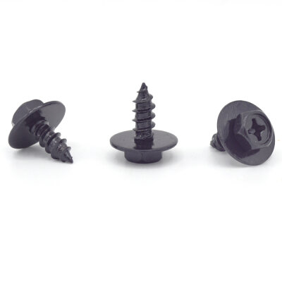 20 x YOU.S Original Metallschraube mit Beilagscheibe Befestigung Sechskant Schraube 6 x 16 mm Universal schwarz