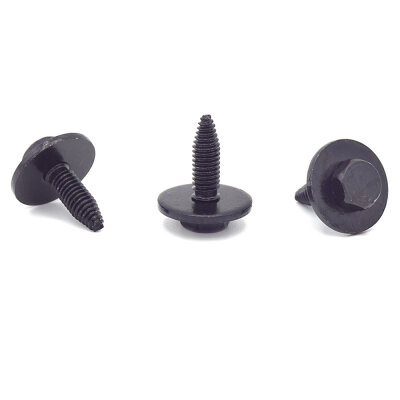 20 x YOU.S Original Metallschraube mit Beilagscheibe Befestigung Sechskant Schraube 6 x 18 mm Universal schwarz