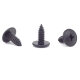 100 x YOU.S Original Schrauben Rundkopf Linsenkopfschrauben Befestigung Metall 6 x 17 mm Universal schwarz