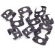 20 x YOU.S Original Bremsschlauch Bremsleitung Halteklammer Befestigung Ø 10 mm schwarz kompatibel mit Audi kompatibel mit VW