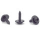 30 x YOU.S Original Schrauben Linsenkopfschrauben mit Unterlegscheibe Befestigung Metall 5 x 16,5 mm Universal schwarz