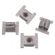 10er Set YOU.S Original Unterboden Unterfahrschutz Clips + Muttern + Schrauben kompatibel mit Citroen kompatibel mit Fiat kompatibel mit Peugeot - 46408953