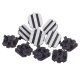 5 x YOU.S Original Zylinderkopfdeckel Abdeckhaube Schraubenkappe Clips kompatibel mit BMW - 11121726089