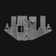 1 x YOU.S Original Fensterheber Gleitbacke VORNE LINKS kompatibel mit Peugeot 406 Baujahr 1995-2004 - 9222.E9