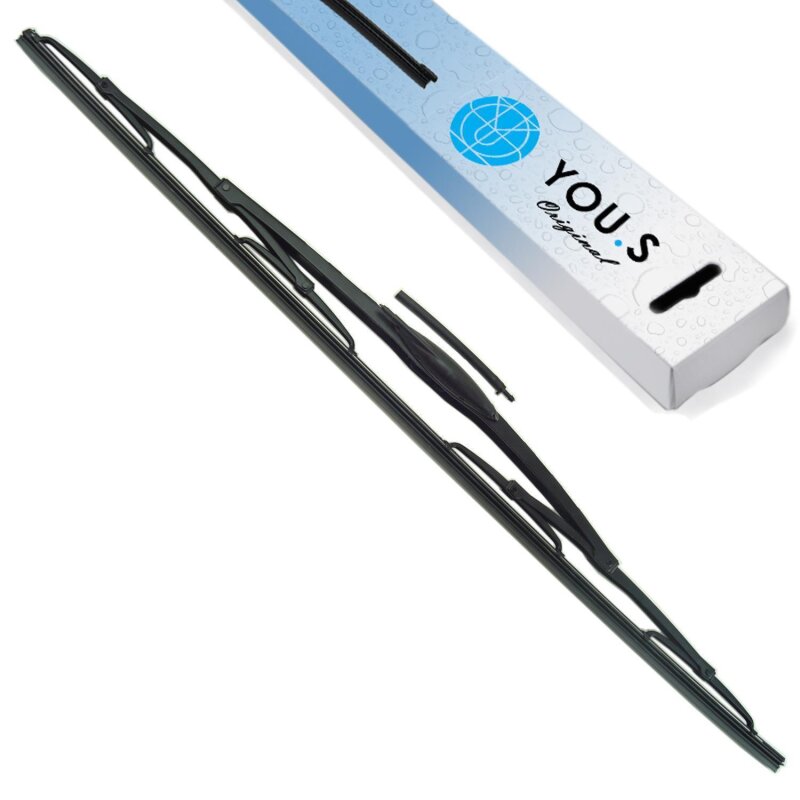 YOU.S Original Scheibenwischer Wischerblatt Wischer 650 mm mit Sprühdüse kompatibel mit Renault - 7700 039 369