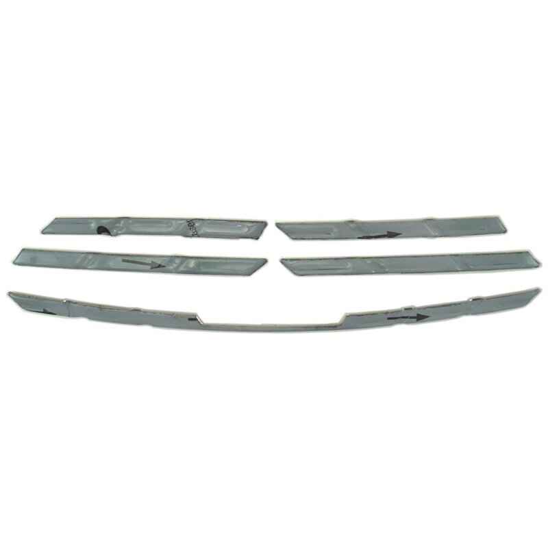 YOU.S Original Frontgrill Leiste Blende Abdeckung Chrom / Edelstahl 5-TLG. kompatibel mit Renault Megane IV ab Bj. 2021