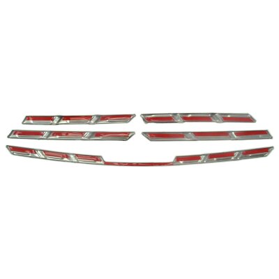 YOU.S Original Frontgrill Leiste Blende Abdeckung Chrom / Edelstahl 5-TLG. kompatibel mit Renault Megane IV ab Bj. 2021