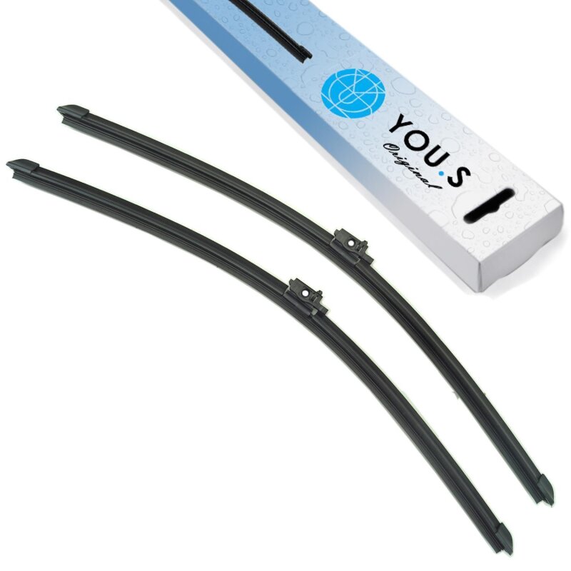 2 YOU.S Original Scheibenwischer Wischer Vorne 550 + 550 mm kompatibel mit Mercedes-Benz