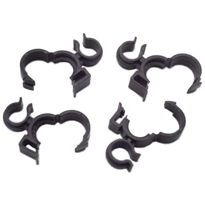 30 x YOU.S Original Universal Doppelclip Schlauchclip Kabelhalter Leitungsclip Kunststoffclips Clips Halter