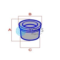 30er Set YOU.S Original Zierleisten Beplankung Druckknopf Tülle Befestigung kompatibel mit Mercedes Viano W639 Vito W638 W639 - A0019882081