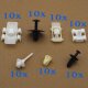 70-teilig YOU.S Original Seitenleisten Befestigung Clips SET kompatibel mit Mercedes C-Klasse W203 CL203 S203 CLK C209 A209 - A0019900192