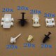 140-teilig YOU.S Original Seitenleisten Befestigung Clips SET kompatibel mit Mercedes C-Klasse W203 CL203 S203 CLK C209 A209 - A0019900192