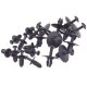 80-teilig YOU.S Original Seitenschürze Radlaufabdeckung Befestigung Clips SET kompatibel mit Mercedes - A0019900192