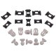 40-teilig YOU.S Original Seitenschweller Befestigung Halteklammer Clips SET kompatibel mit Mercedes - A0029883981