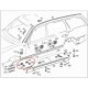 40-teilig YOU.S Original Seitenschweller Befestigung Halteklammer Clips SET kompatibel mit Mercedes - A0029883981