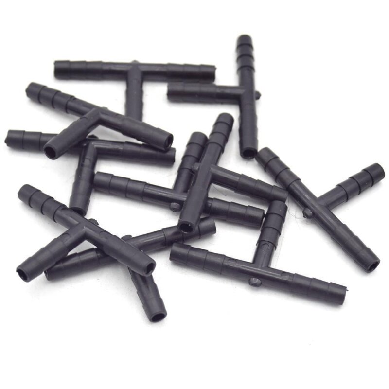 10 x YOU.S Original Schlauchverbinder Zwischenstück Ø 3,9x3,9x3,9 mm - T-Stück