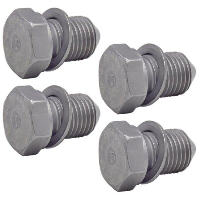 4 x YOU.S Original Ölablassschraube Ölwanne Schraube M14x1,5 mm kompatibel mit Audi - N90813201