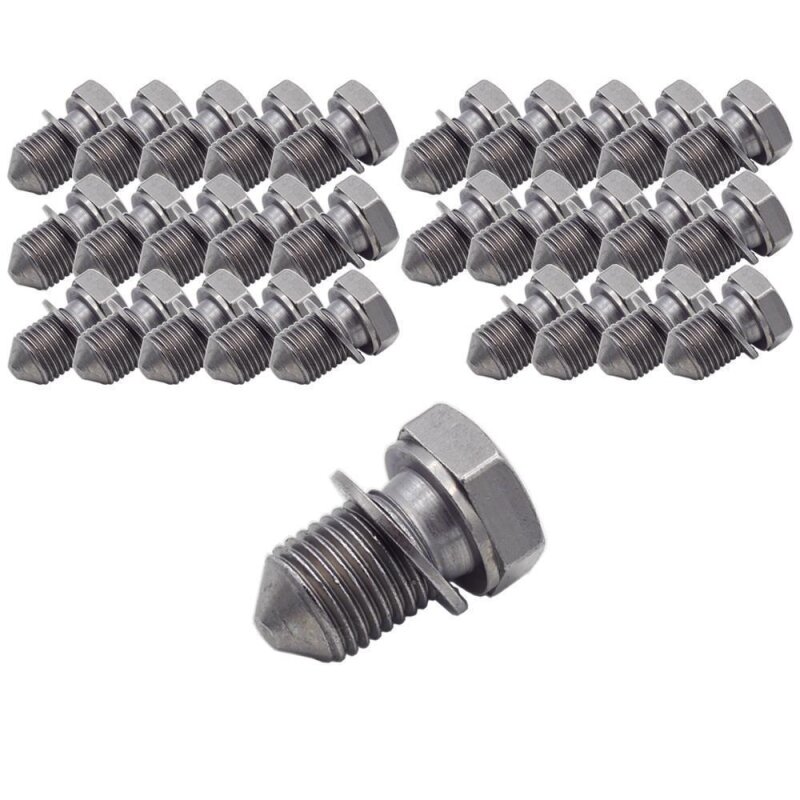 30 x YOU.S Original Ölablassschraube Ölwanne Schraube M14x1,5 mm kompatibel mit Audi - N90813201