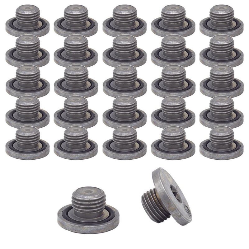 25 x YOU.S Original Ölablassschraube Ölwanne Schraube M14x1,5 mm kompatibel mit Alfa Romeo kompatibel mit Cadillac kompatibel mit Chevrolet kompatibel mit Fiat kompatibel mit Ford kompatibel mit Lancia kompatibel mit Lotus kompatibel mit Opel - 46823509
