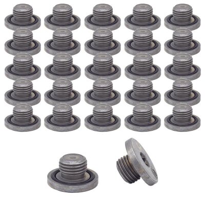 25 x YOU.S Original Ölablassschraube Ölwanne Schraube M14x1,5 mm kompatibel mit Alfa Romeo kompatibel mit Cadillac kompatibel mit Chevrolet kompatibel mit Fiat kompatibel mit Ford kompatibel mit Lancia kompatibel mit Lotus kompatibel mit Opel - 46823509
