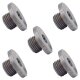 5 x YOU.S Original Ölablassschraube Ölwanne Schraube M14x1,5 mm kompatibel mit Opel kompatibel mit Saab kompatibel mit Suzuki - 4708537