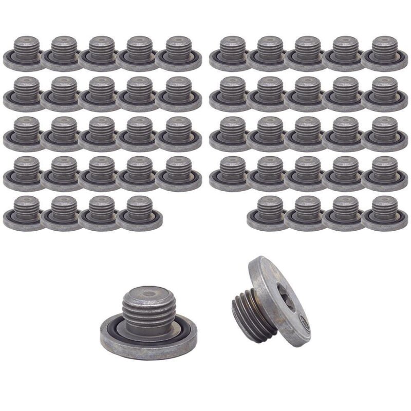 50 x YOU.S Original Ölablassschraube Ölwanne Schraube M14x1,5 mm kompatibel mit Opel kompatibel mit Saab kompatibel mit Suzuki - 4708537