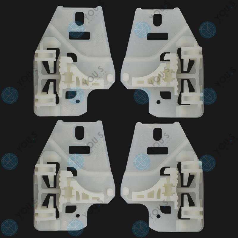 4 x YOU.S Original Fensterheber Gleitbacken SET Vorne L & R kompatibel mit BMW 3 (E46)