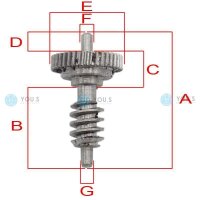 YOU.S Außenspiegel Motor Reparatur Zahnrad...